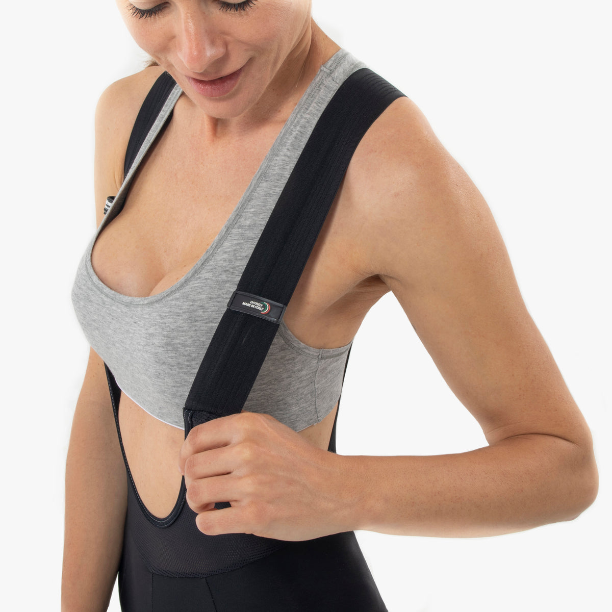 x over bib shorts women