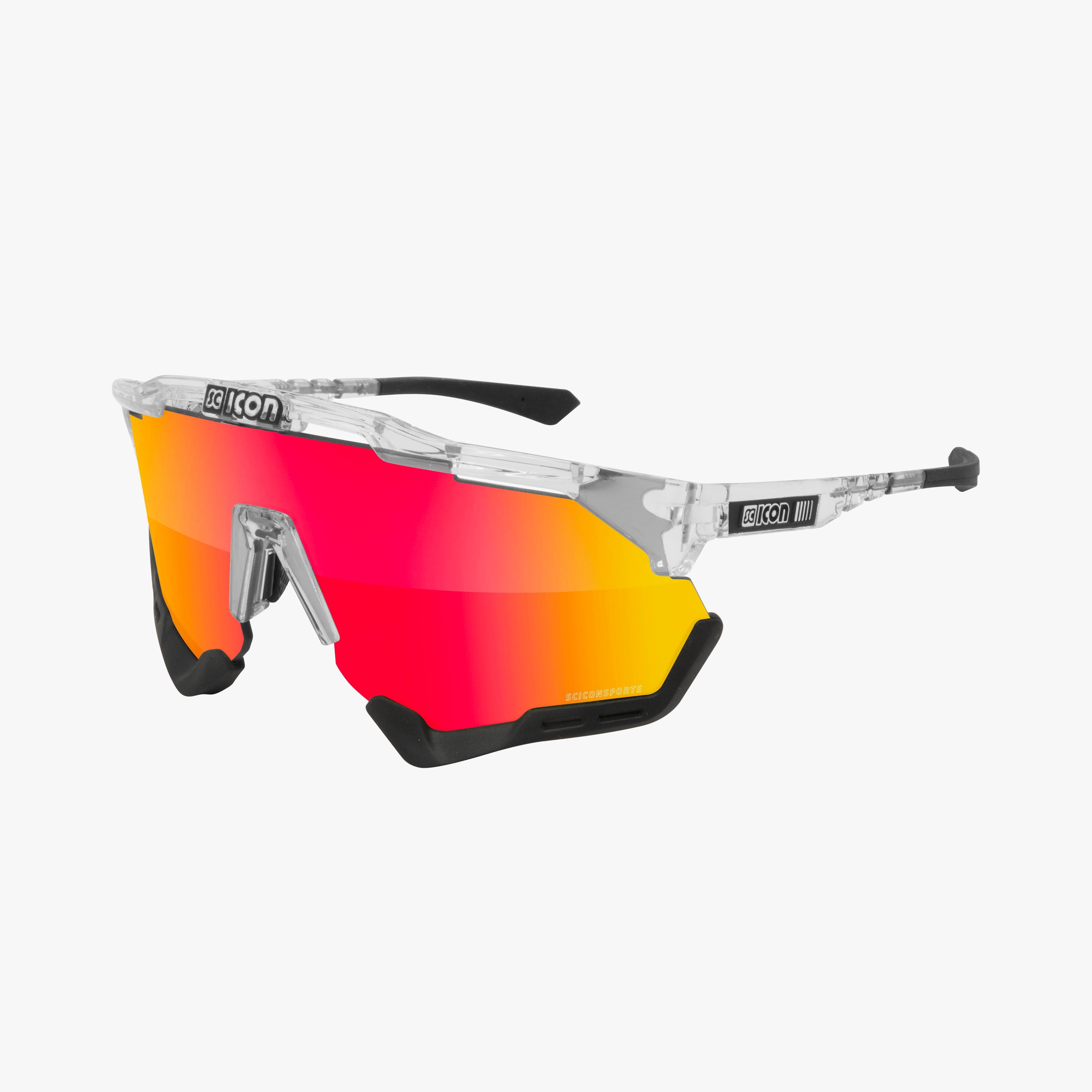 White/Blue Aeroshade Sport Sunglasses | Scicon Sports