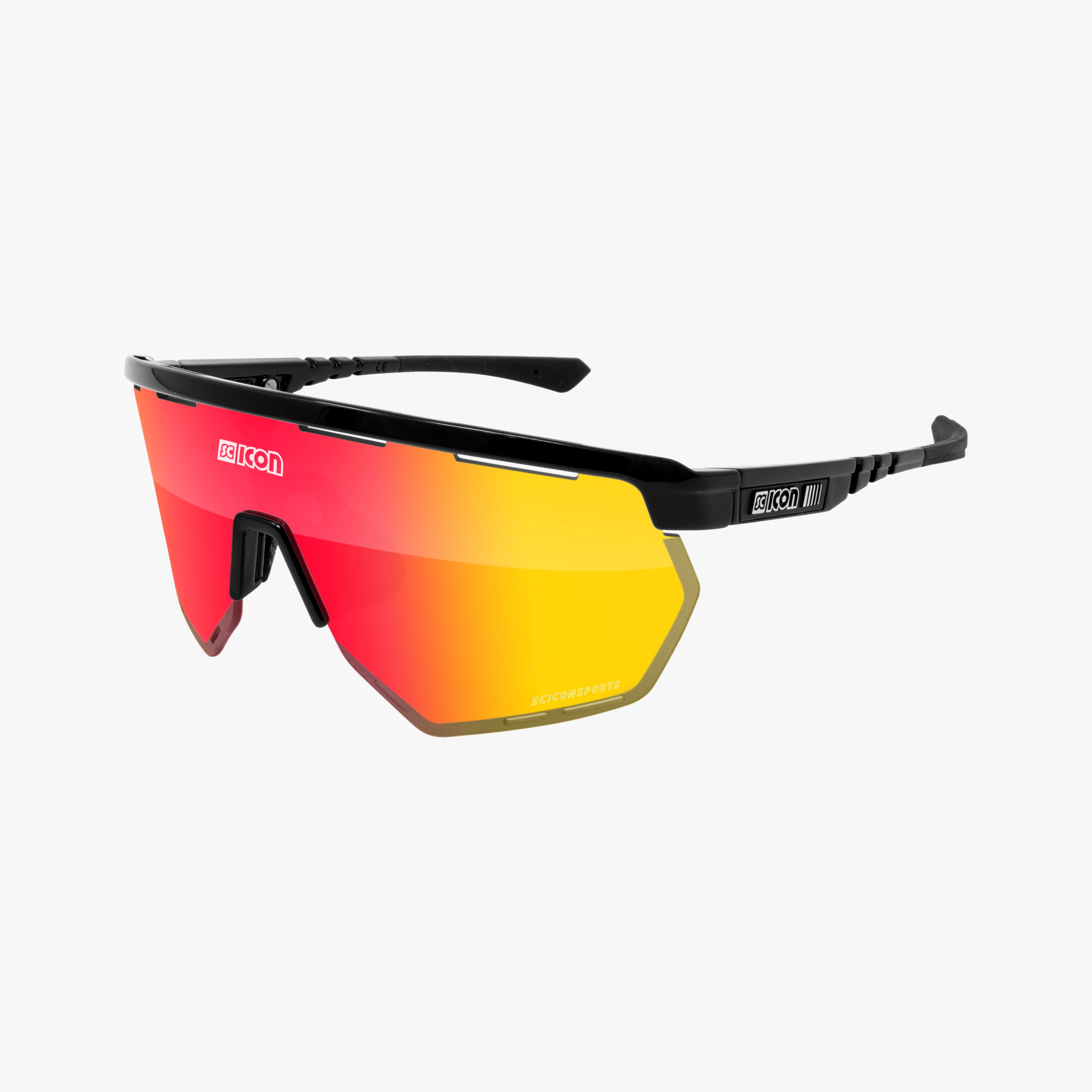 Black Gloss/Photocromic Silver Aerowing Cycling Sunglasses