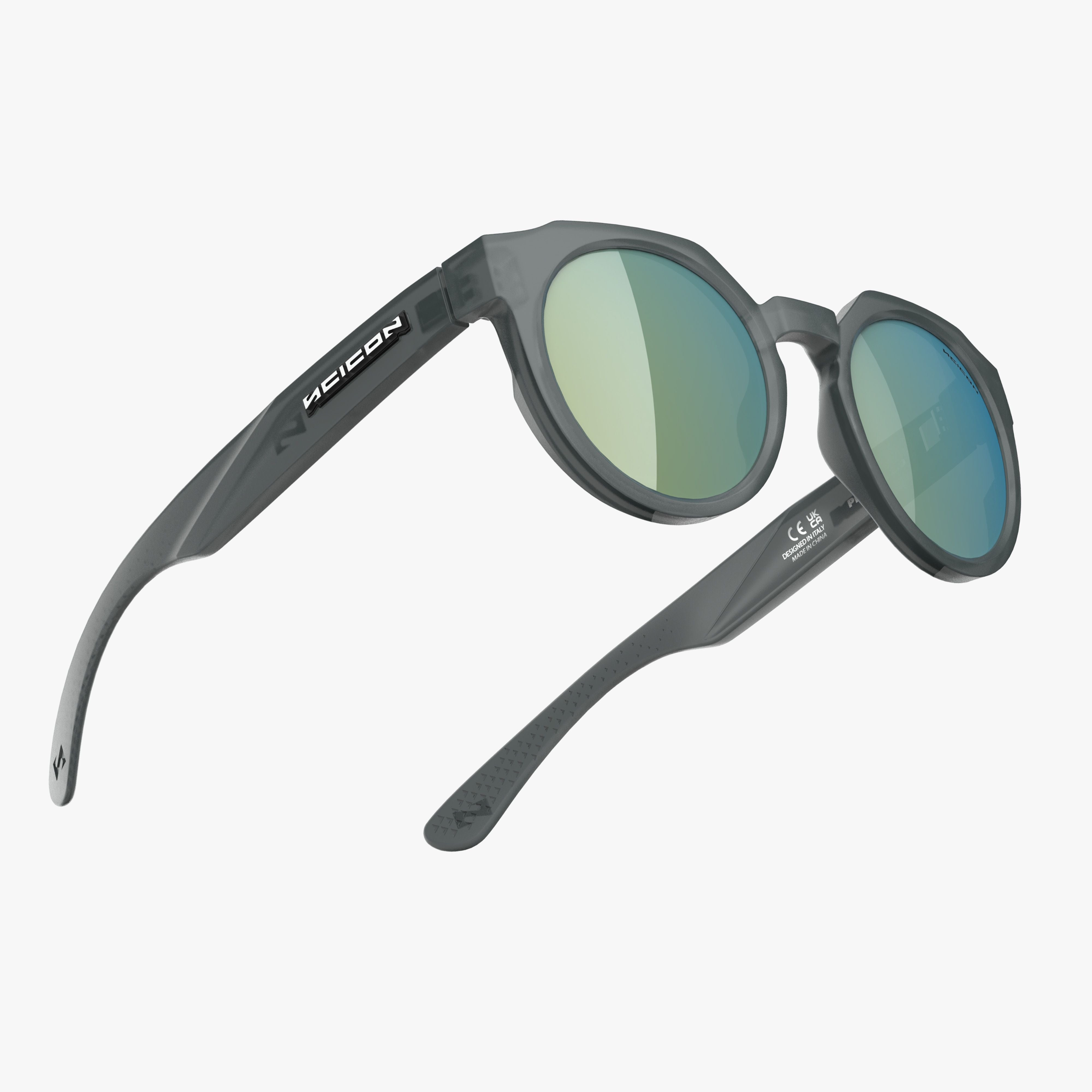 Ice Grey Matte   Multimirror Teal