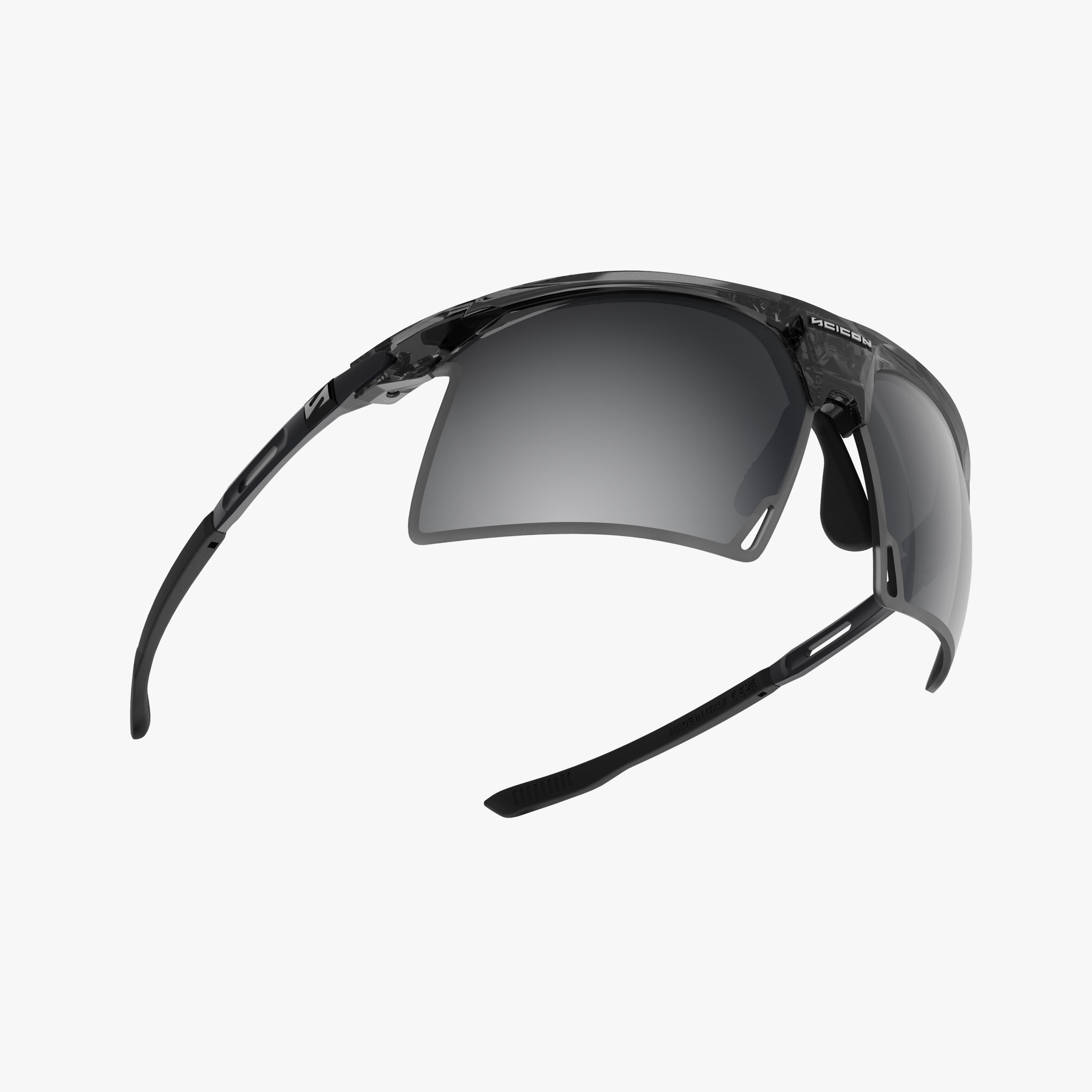 Aerobeam Black Crystal Gloss + Polarized Grey fly