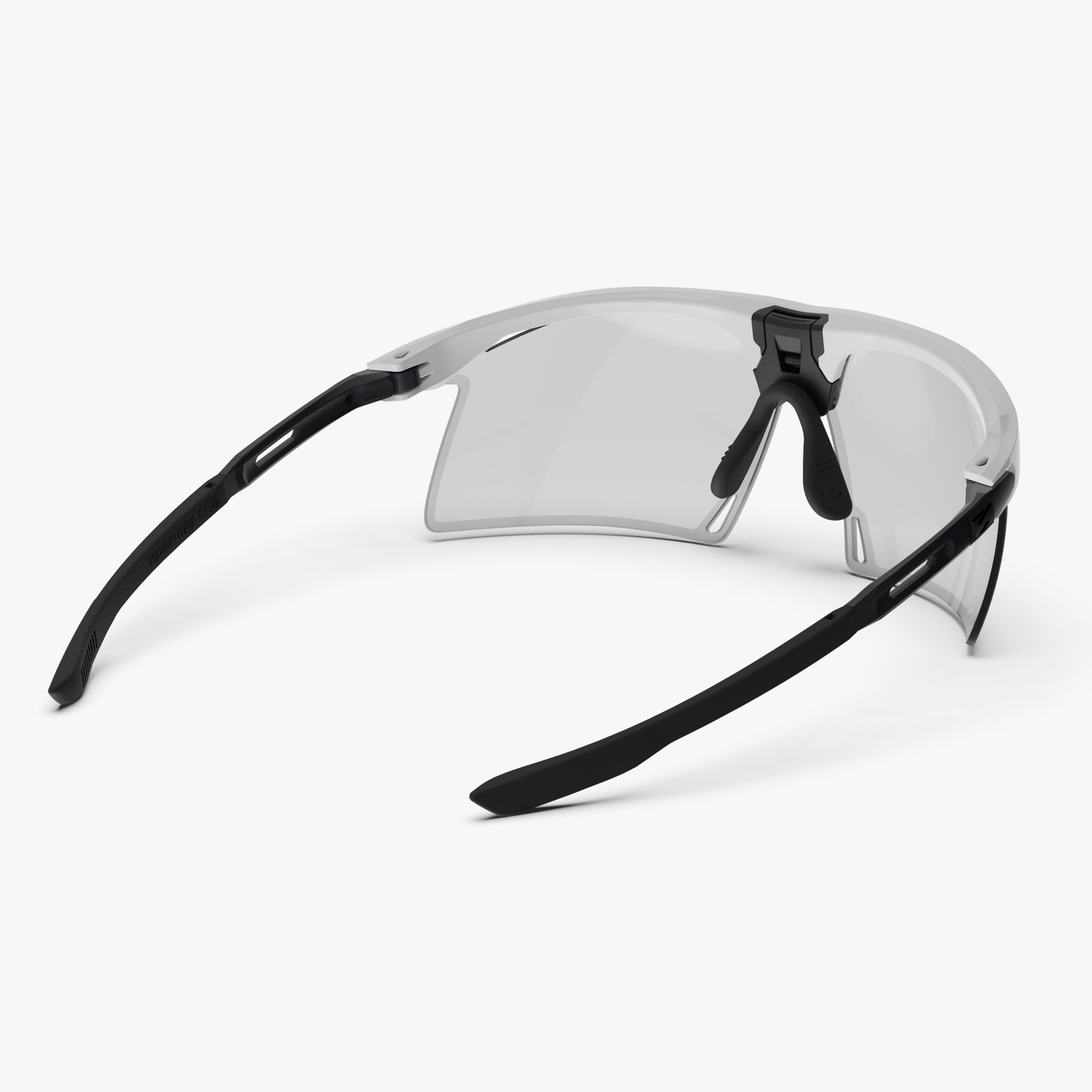 Aerobeam White Gloss + Photochromic Clear to Multimirror Blue Green back