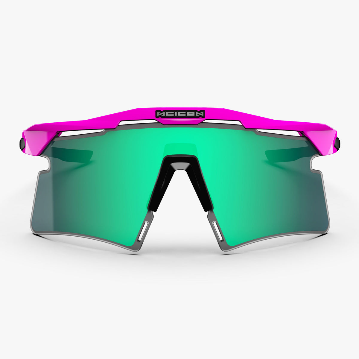 Aeroshade 2.0 Titanium Pink Fluo Multimirror Blue Green front