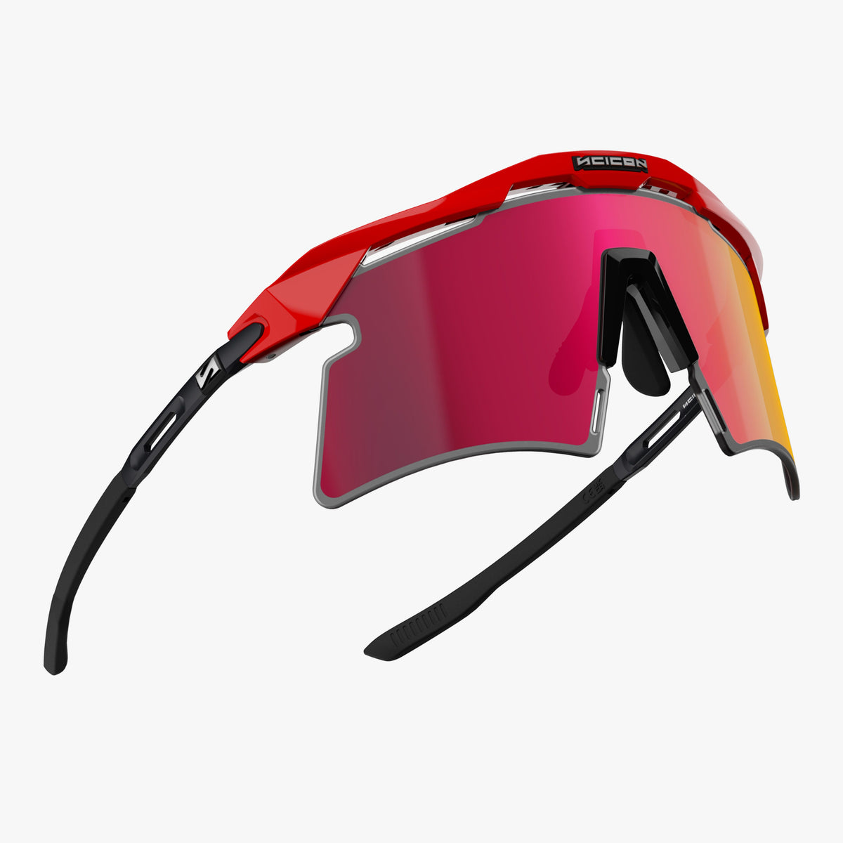 Aeroshade 2.0 Titanium Red Multimirror Sunburst fly