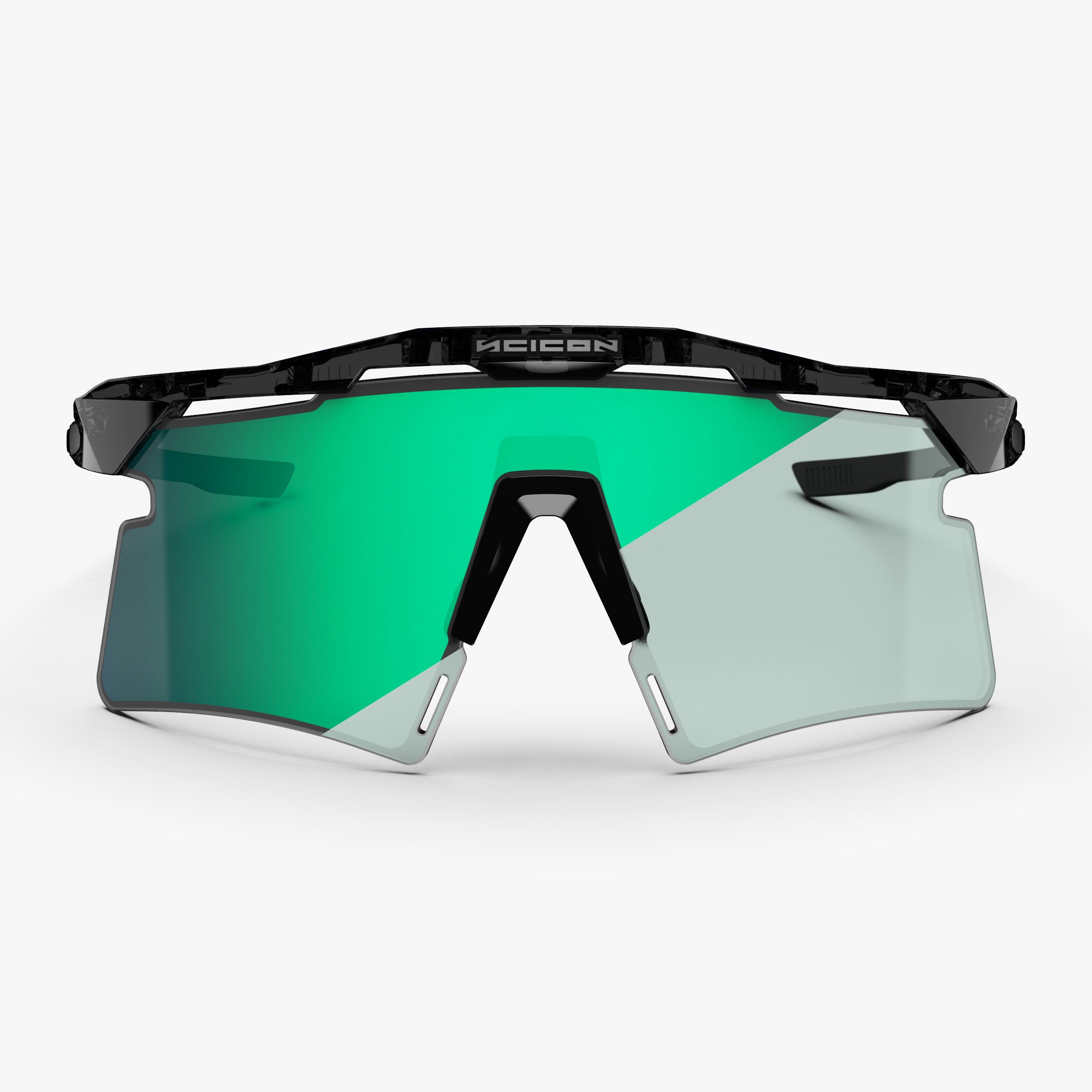 Aeroshade Titanium Crystal Black Photochromic Blue Green front