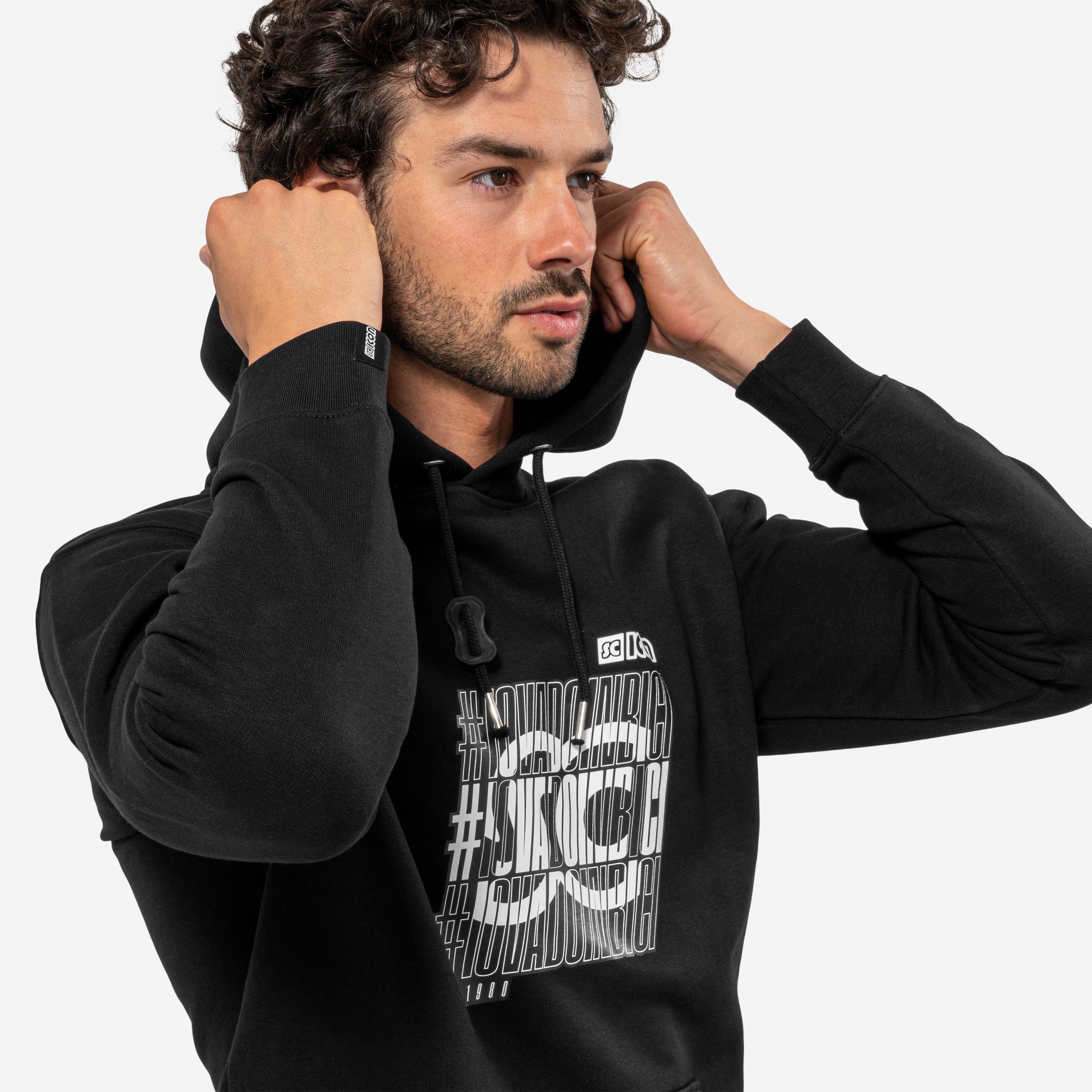 #IOVADOINBICI HOODIE