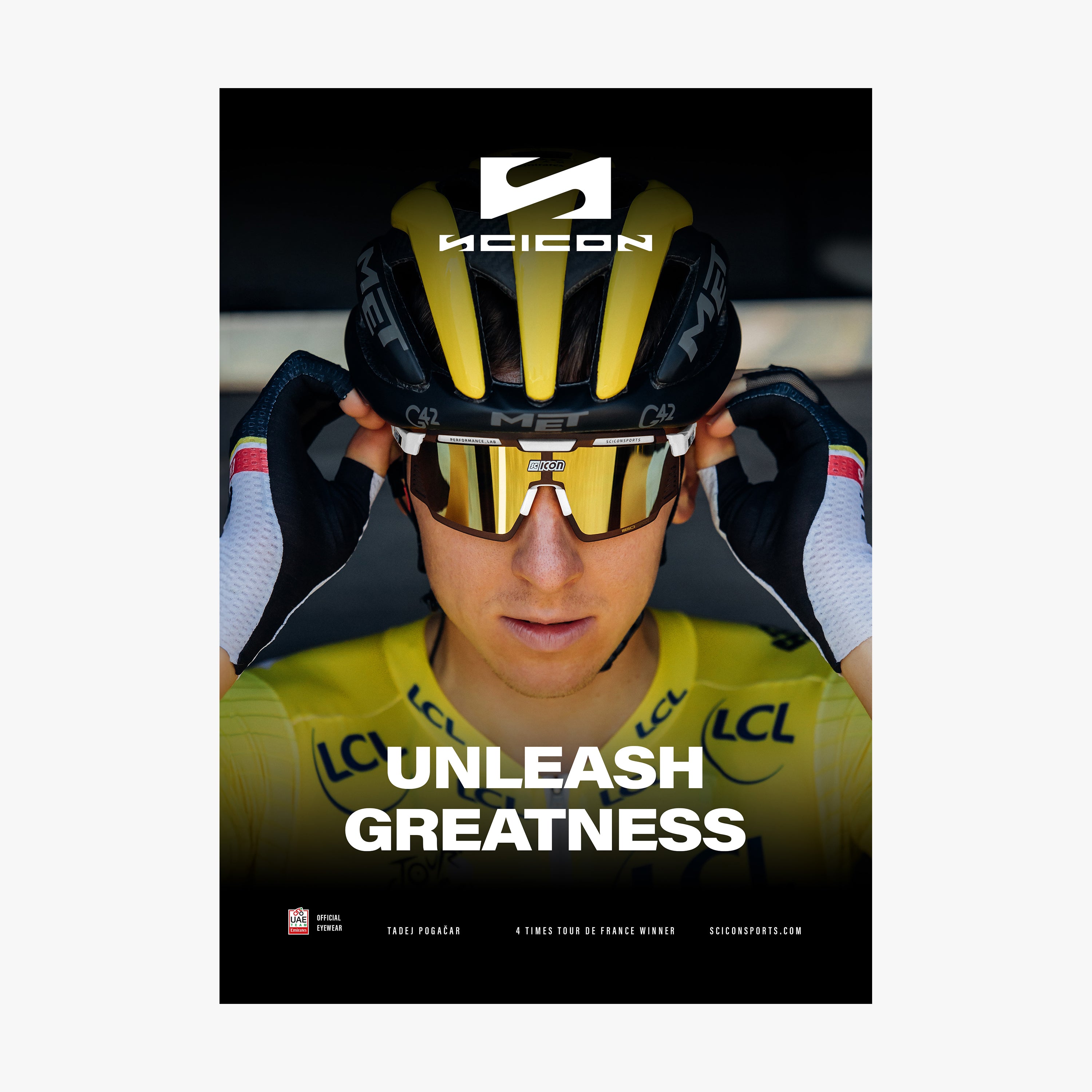 FABRIC POSTER POGAČAR TOUR DE FRANCE 21