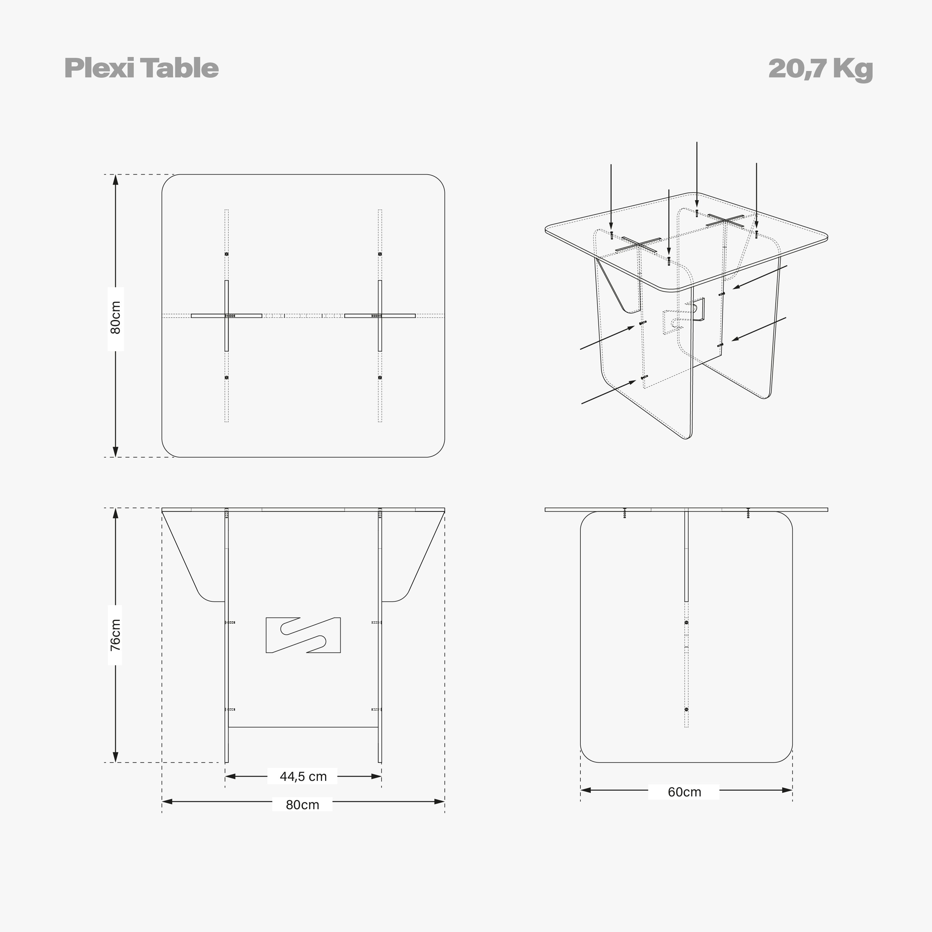 PLEXI TABLE