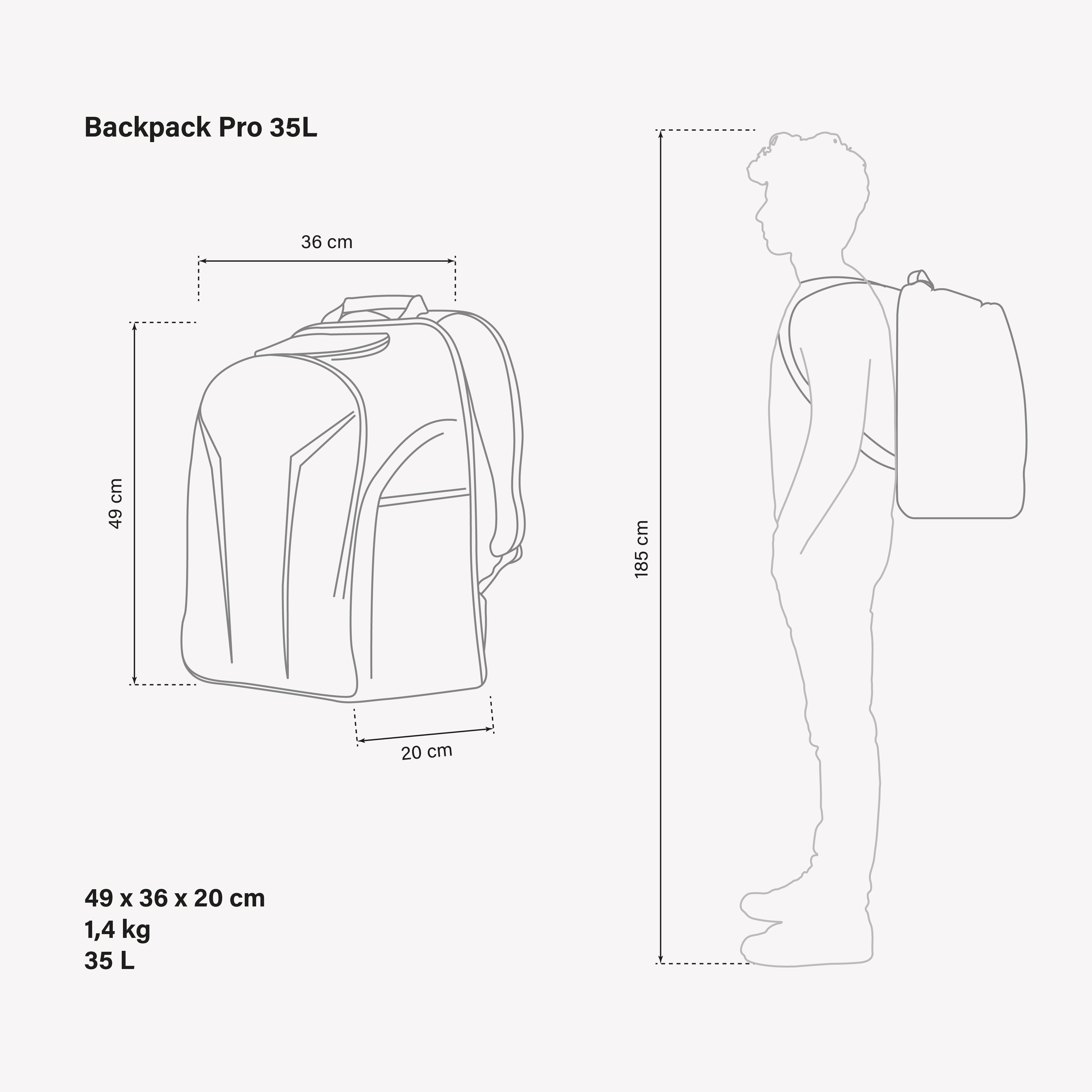 Backpack Pro 35L Synerskin
