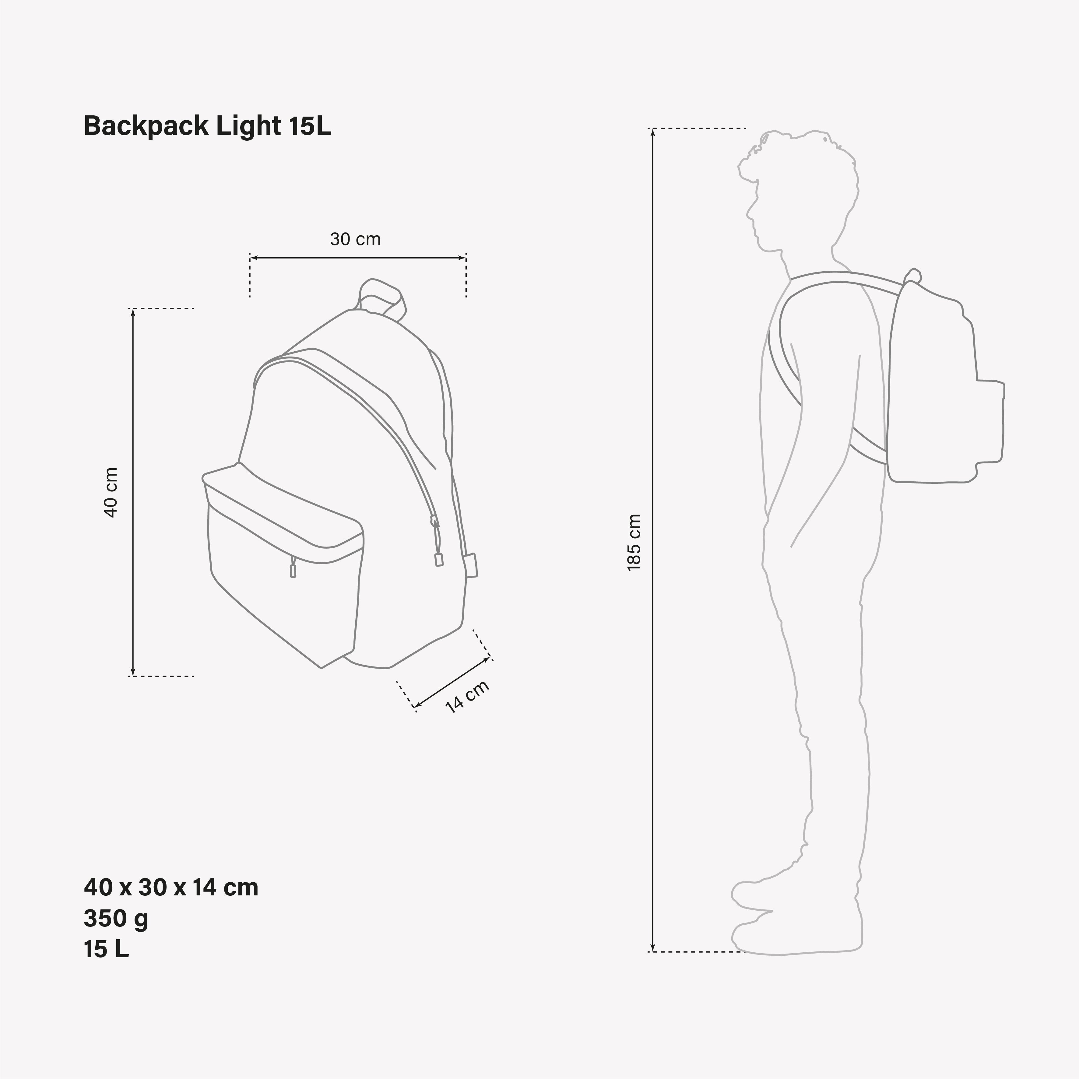 BACKPACK LIGHT 15L