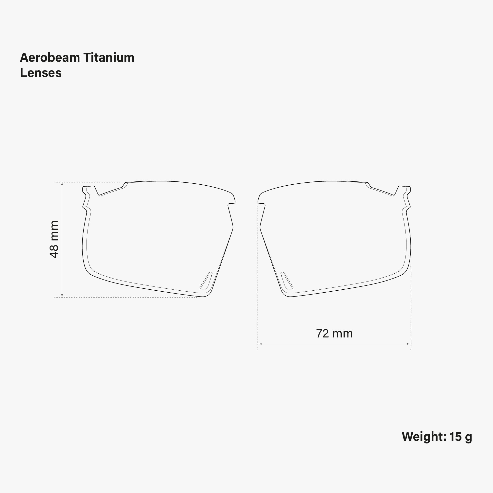 Aerobeam Spare Lenses Polarized Multimirror Green