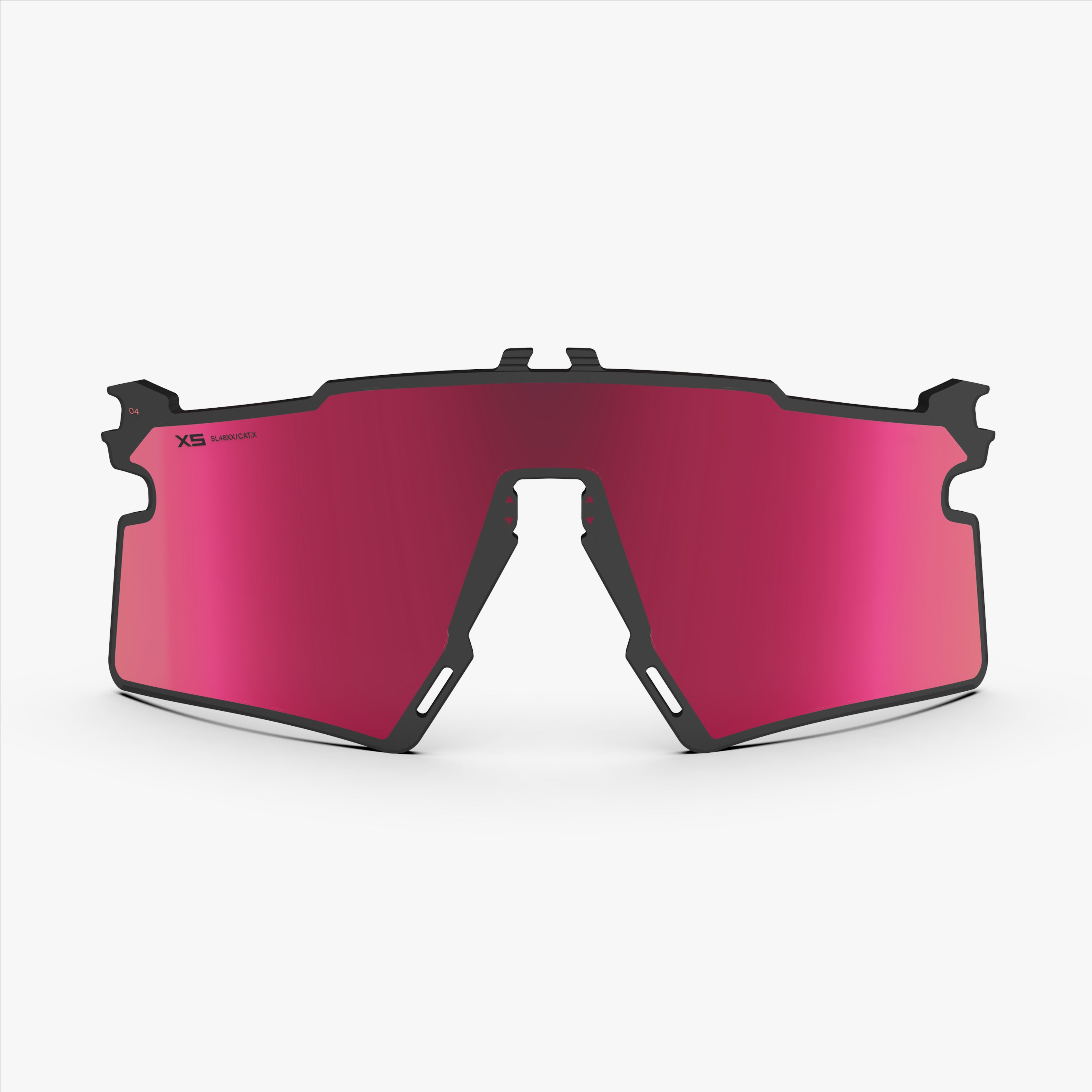 Aeroshade 2.0 Titanium XS Spare Lens Multimirror Sunburst front