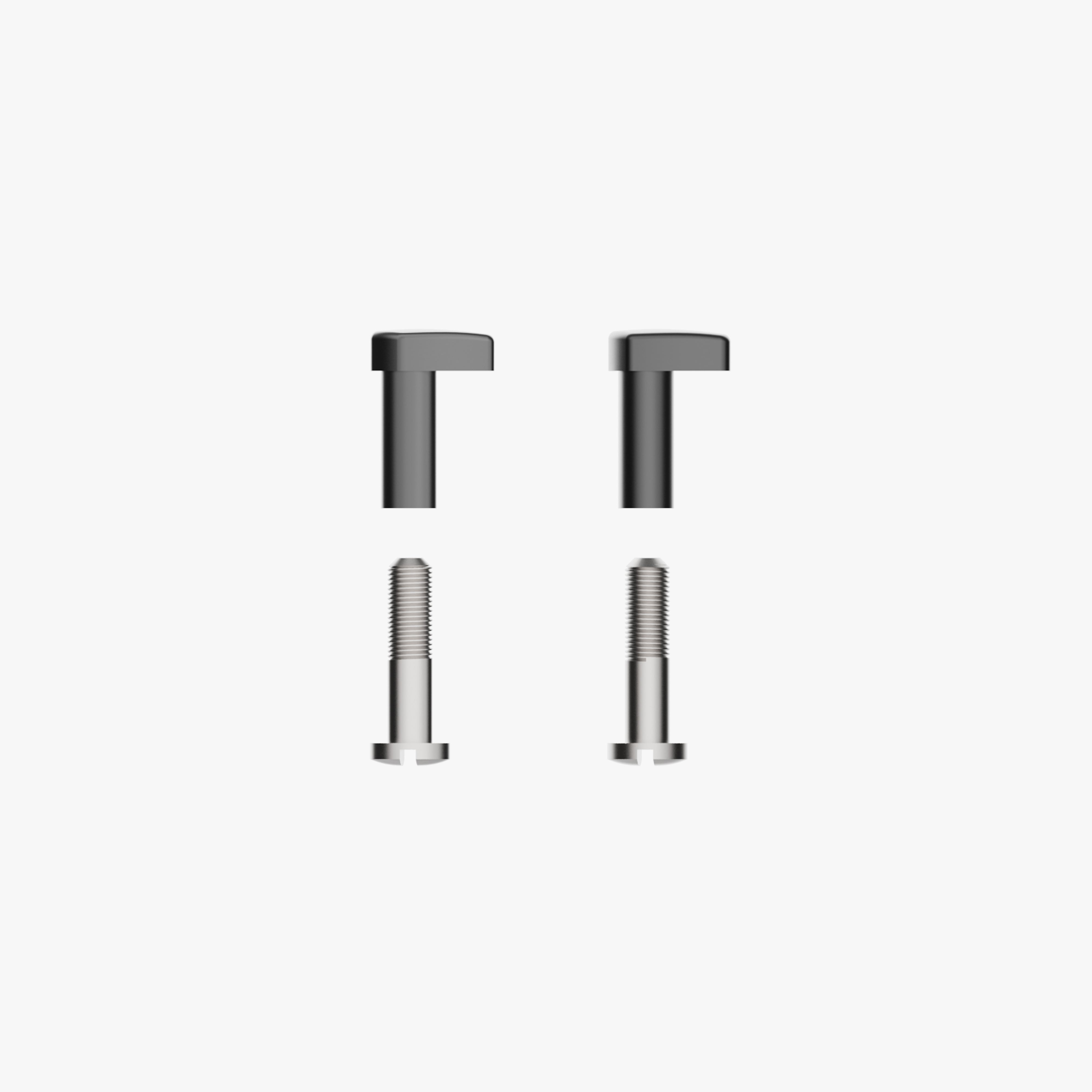 Aerobeam Titanium Temples Screws