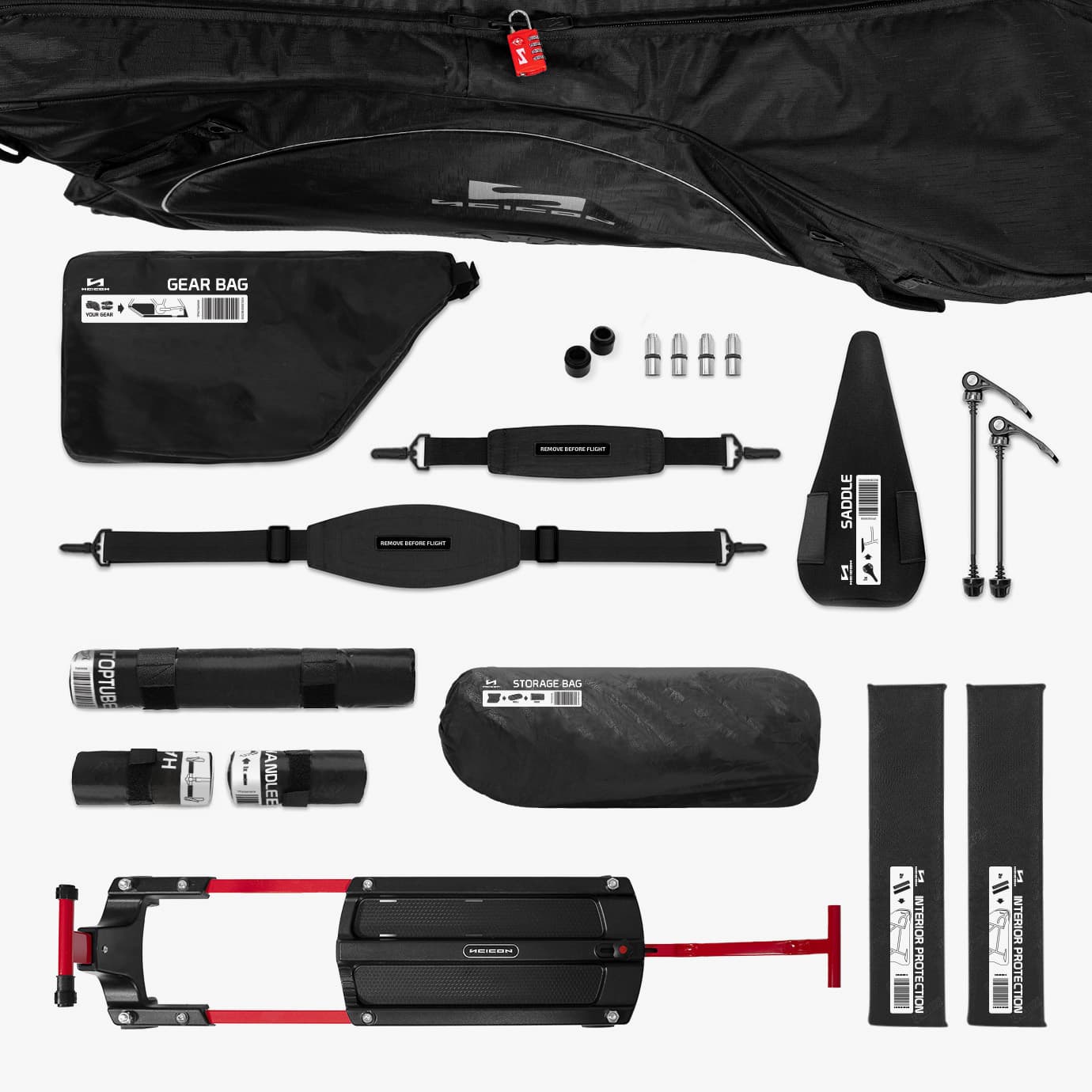 SCICON Team Six - Aerocomfort 3.0 Road Bike Travel Bag