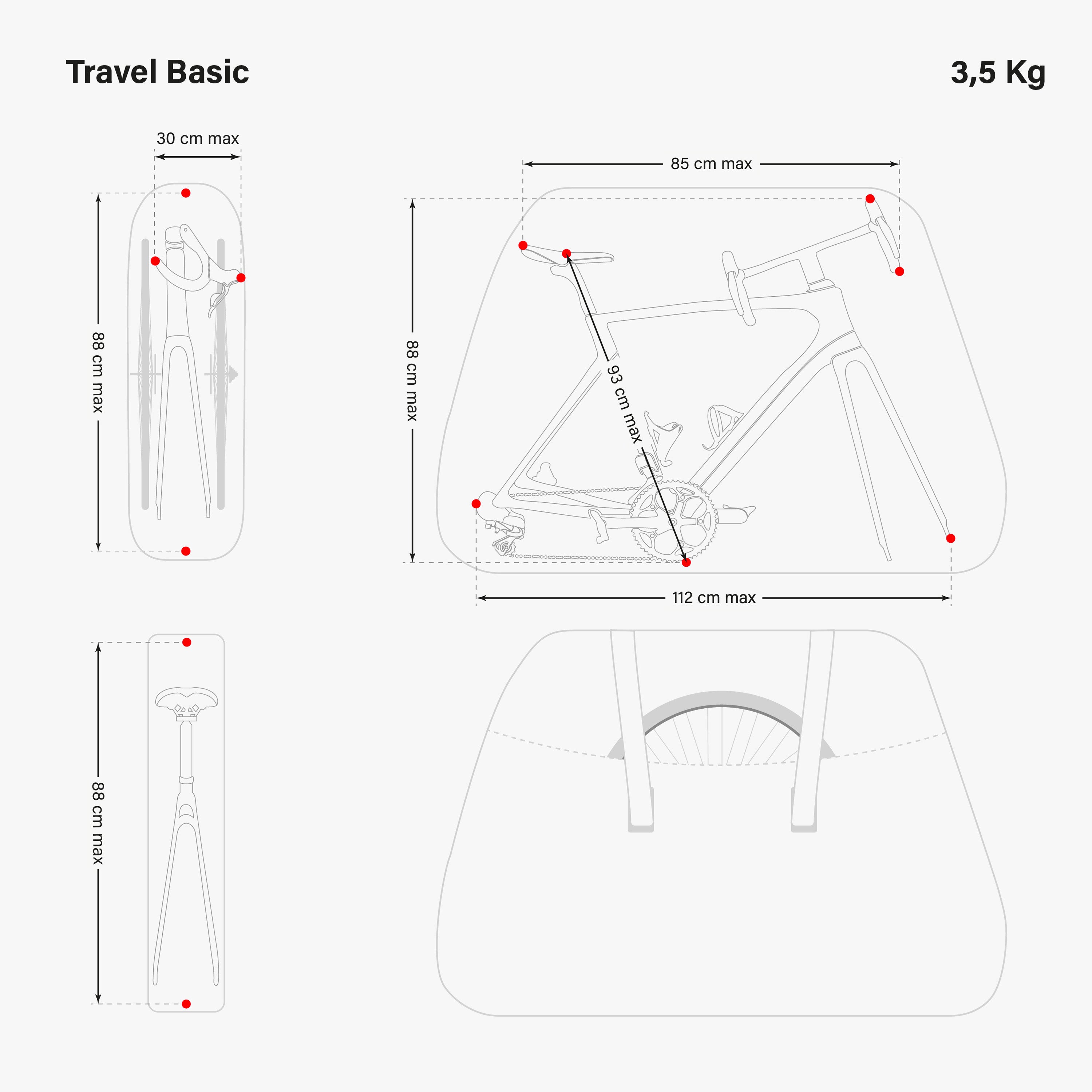 SOFT BIKE BAG - TRAVEL BASIC