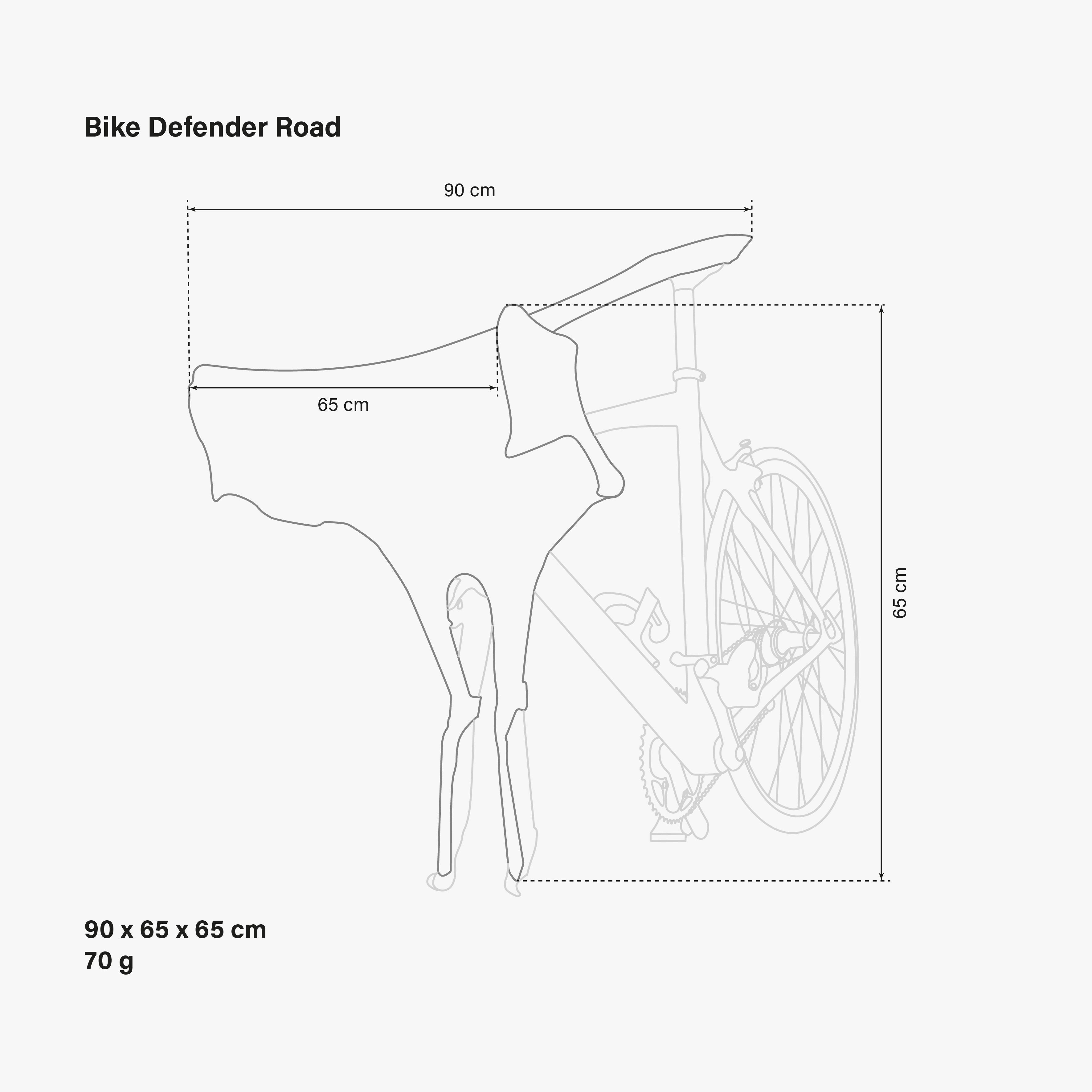 Bike Defender Road Dimensions