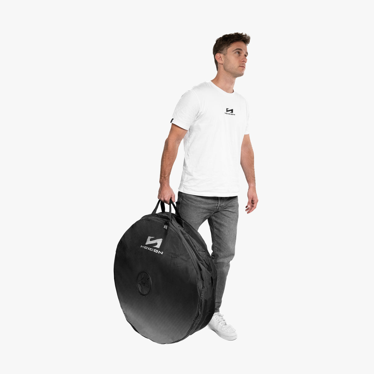 DOUBLE WHEEL BAG worn