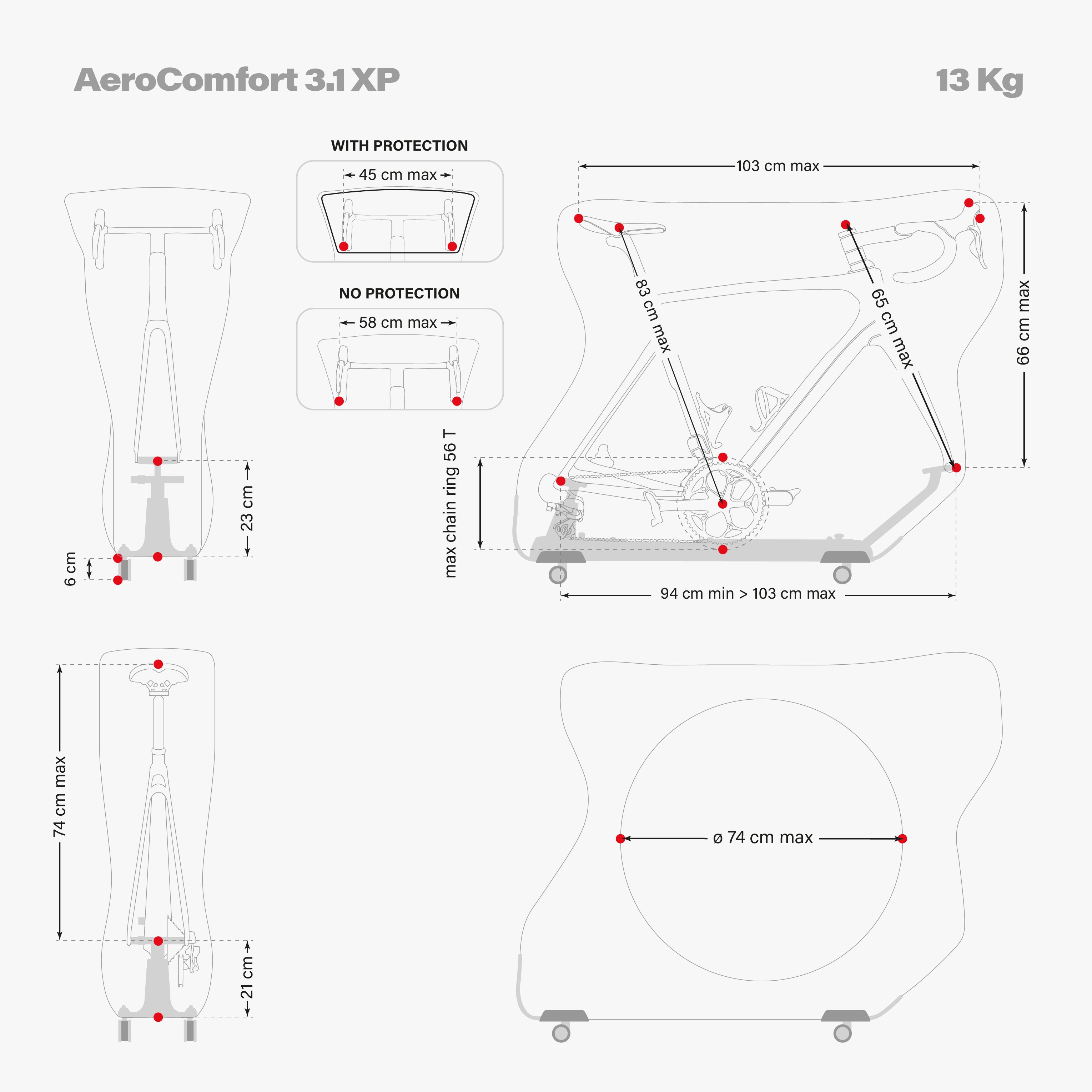 AEROCOMFORT 3.1 XP ROAD TRAVEL BAG