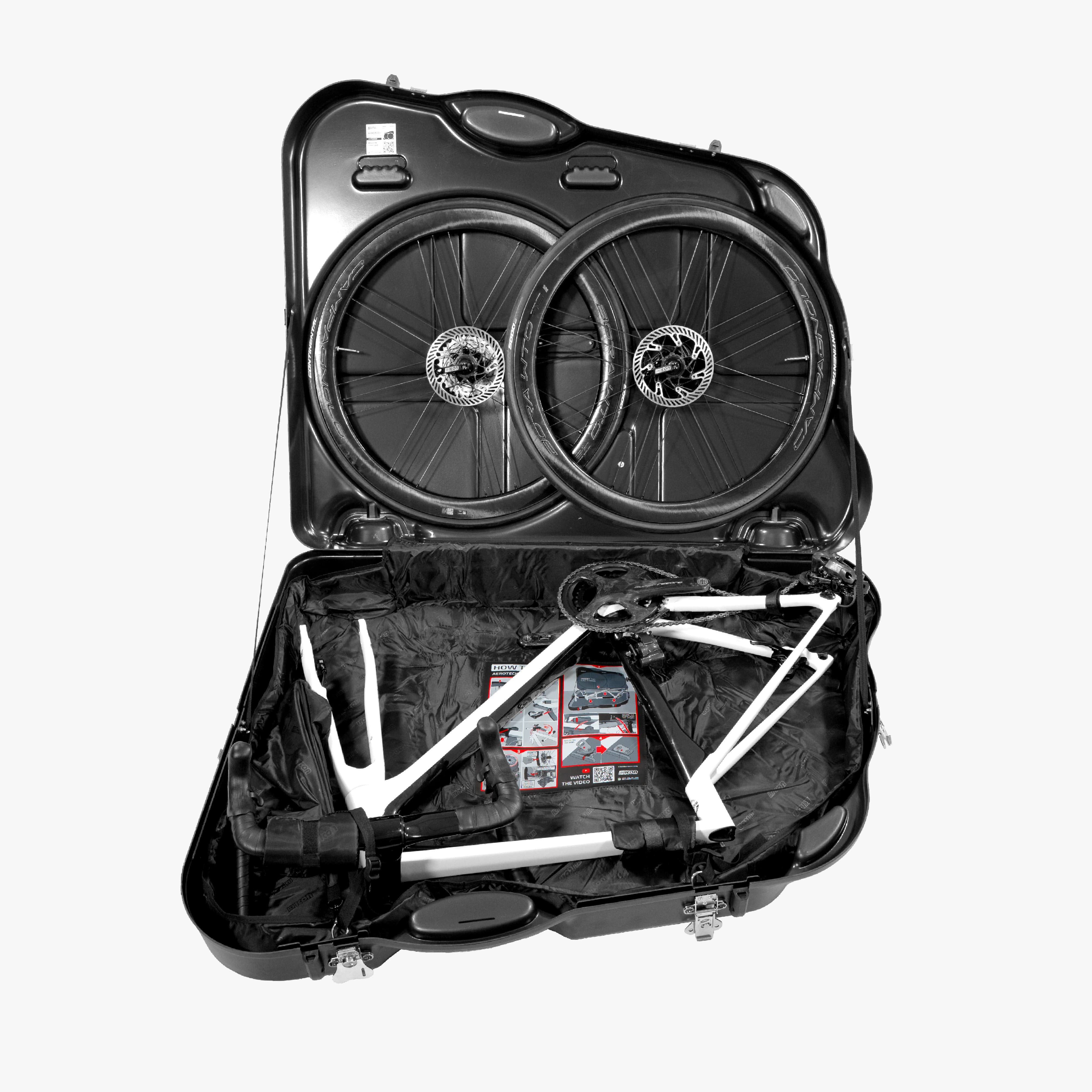 Black Aerotech Evolution Bike Travel Case | Scicon Sports