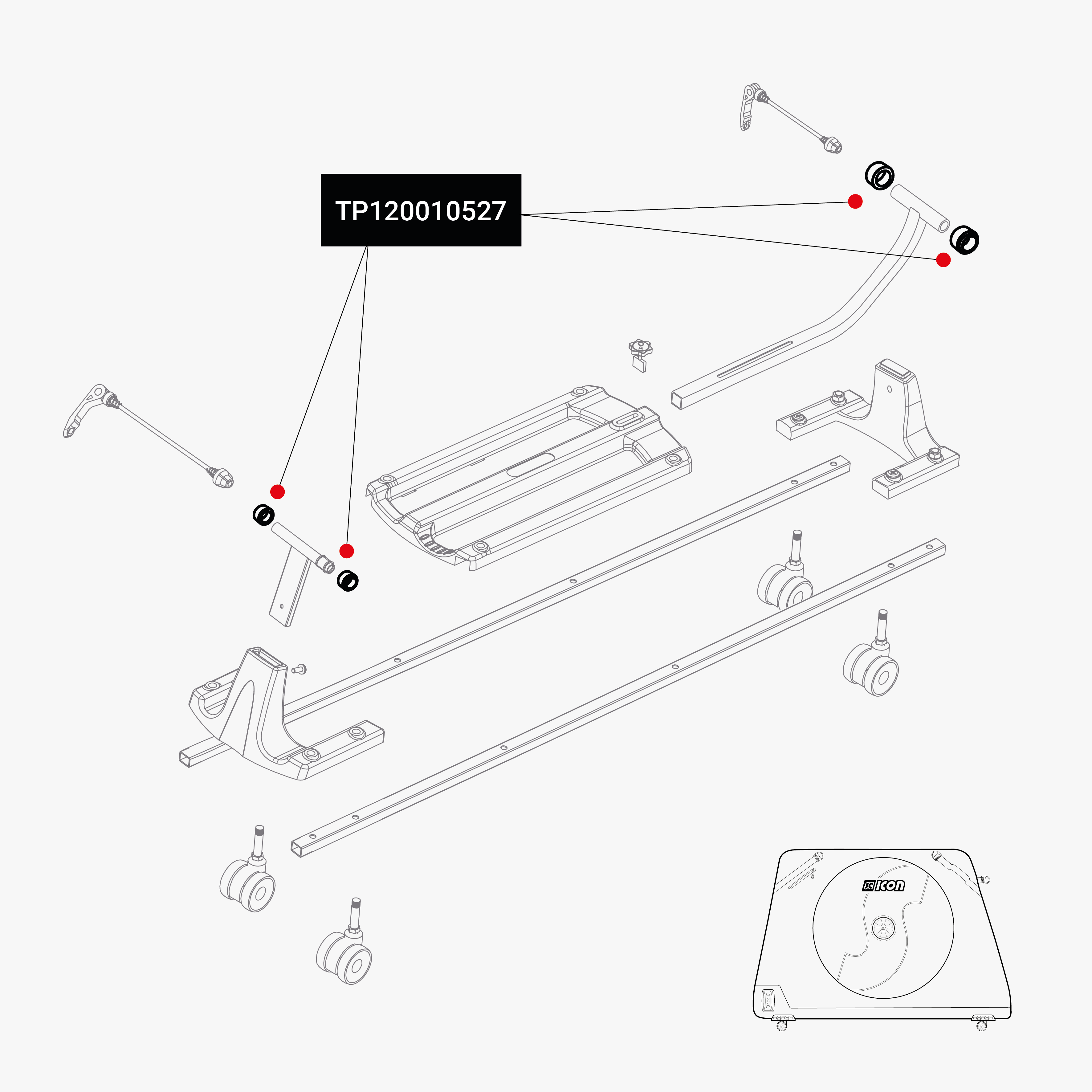THRU AXLE ADAPTER AEROCOMFORT MTB MY19