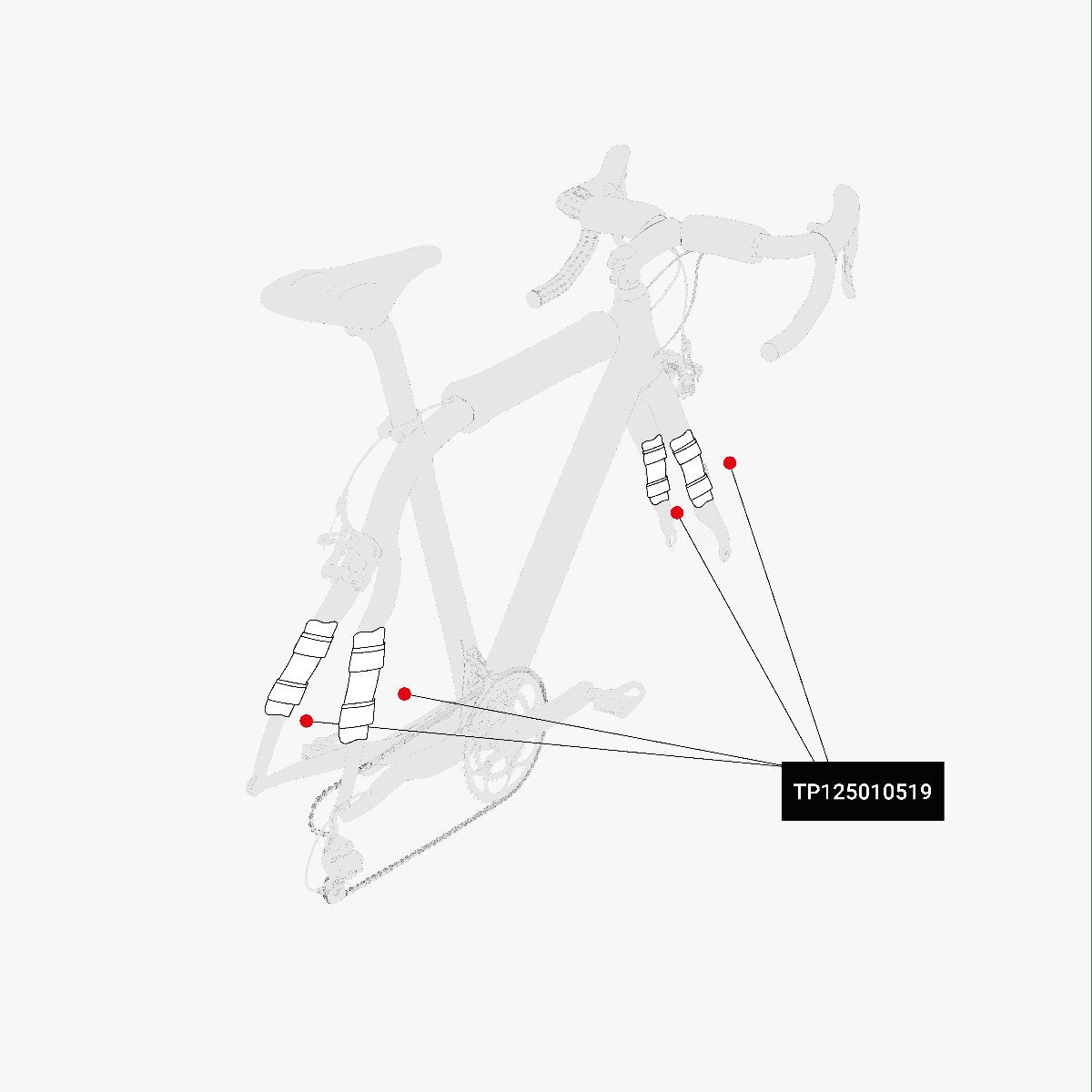 Front Fork & Seat Stay Pad Kit